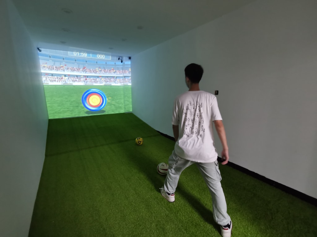 智能模拟足球体验馆整场规划